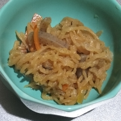 味付け参考にしました。
具材は冷蔵庫にある物で作りましたが、美味しかったです。